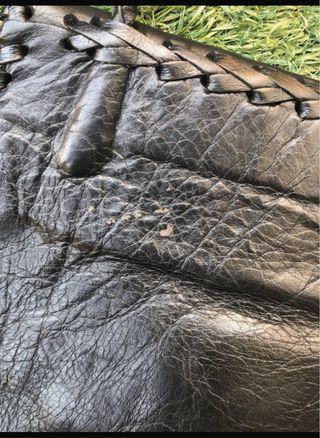 Bolso bandolera negro piel 