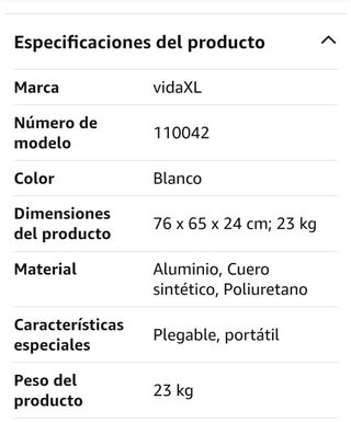 Sillon estética, masajes