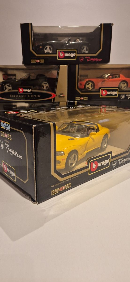 Dodge Viper rt10 1:18 amarillo