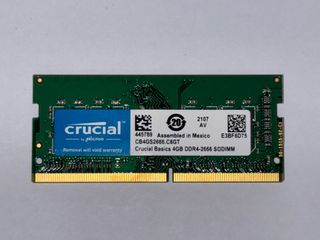 Memoria RAM 4GB DDR4 CRUCIAL