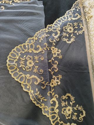 Manteletas fallera oro