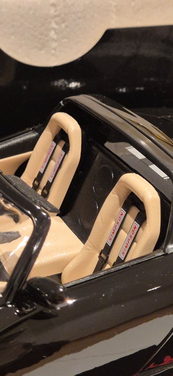 Dodge Viper rt10 1:18 Negro rayas