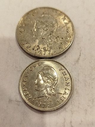 Monedas de la Polinesia Francesa 