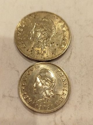 Monedas de la Polinesia Francesa 