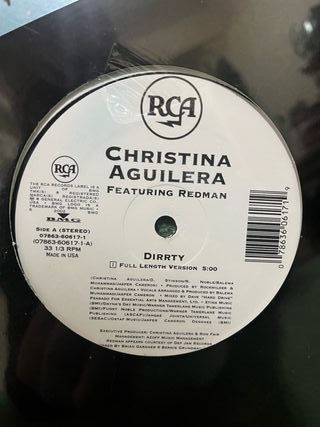 Christina Aguilera "Dirrty" disco vinile pop music