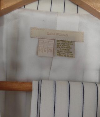 Traje chaqueta raya diplomática azul