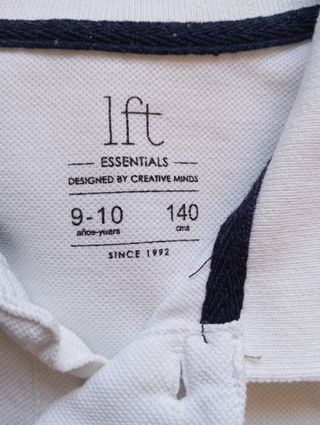 Lote 3 polos manga corta niño.talla10