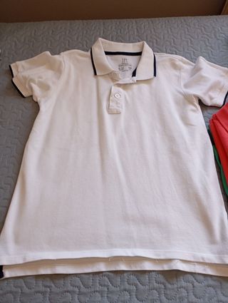 Lote 3 polos manga corta niño.talla10