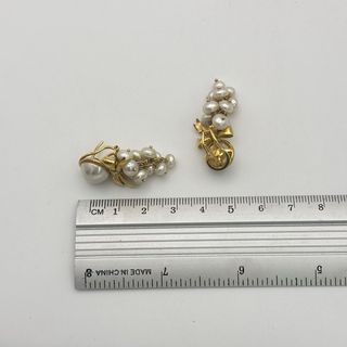 Pendientes de oro 18kt con perlas