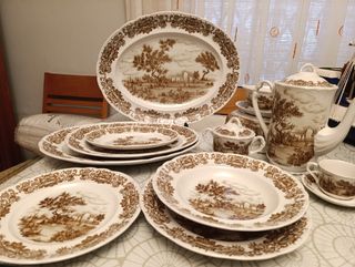 Vajilla Pontesa lla cartuja Sevilla