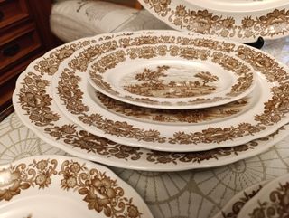 Vajilla Pontesa lla cartuja Sevilla