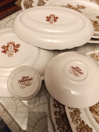 Vajilla Pontesa lla cartuja Sevilla