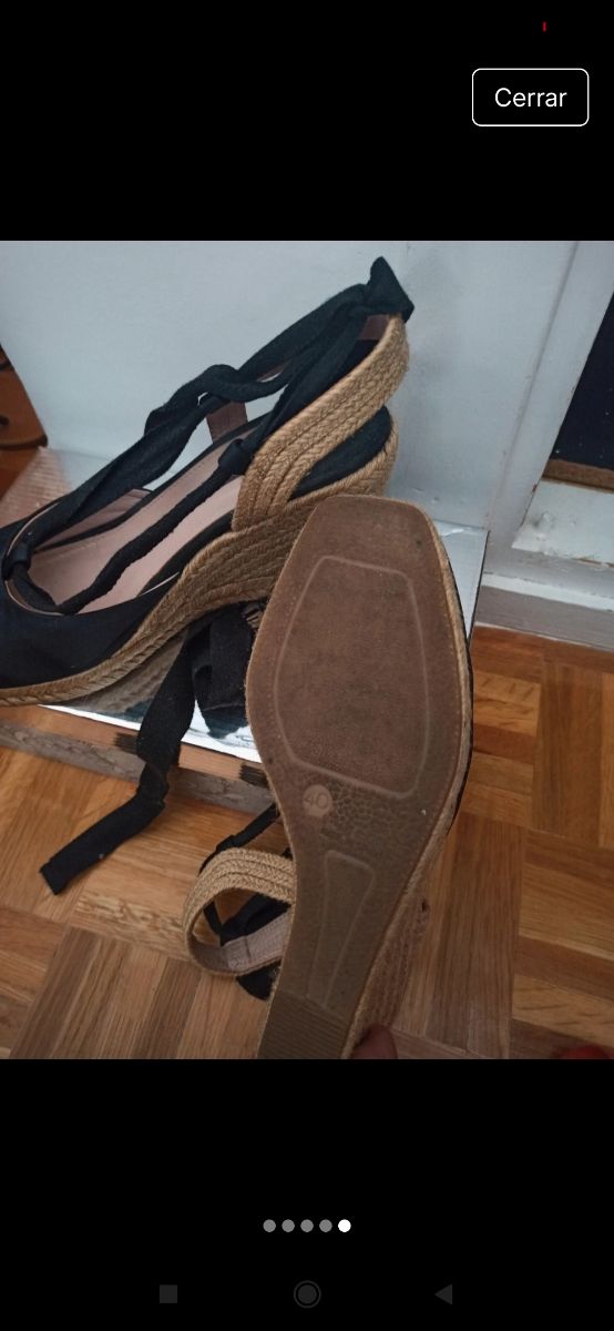 Cuñas esparto Uterqüe