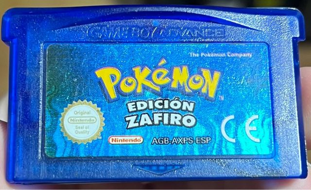 Pokémon Sapphire originale.