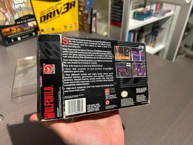 Wolfchild Ntsc Super Nintendo snes