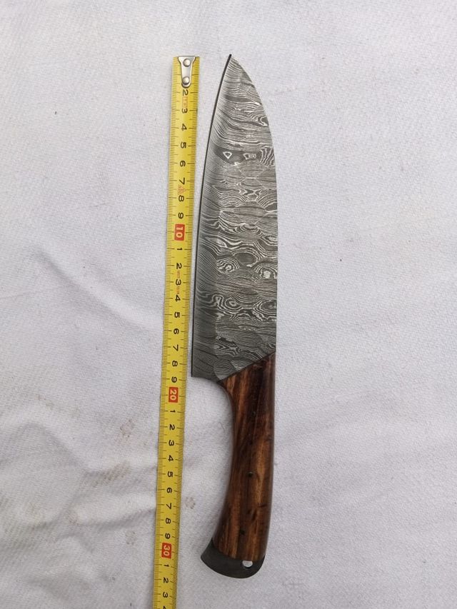 Set coltelli cucina in acciaio damasco