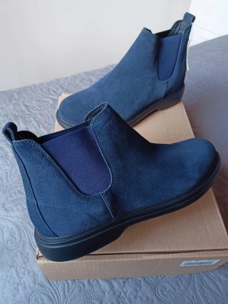 Botines Geox Ottavio talla 44 azul marino