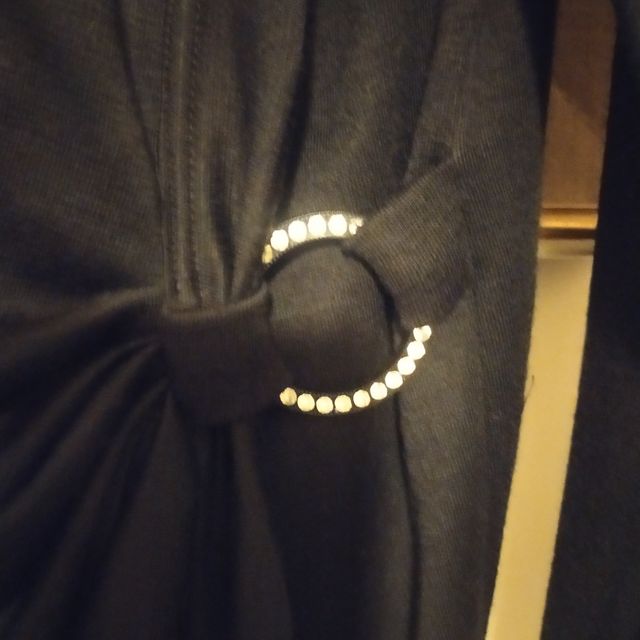 Abito lungo nero elegante