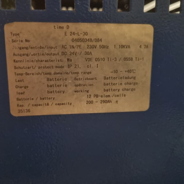 Cargador de baterias Industrial HAWKER Time D