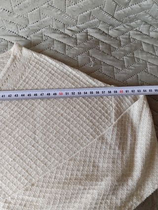 Jersey fino mujer escote pico, brillante