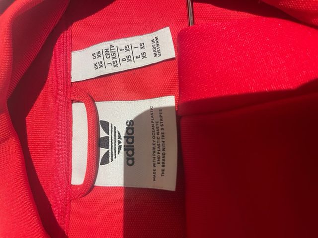 Sudadera Chándal Adidas Rojo XS