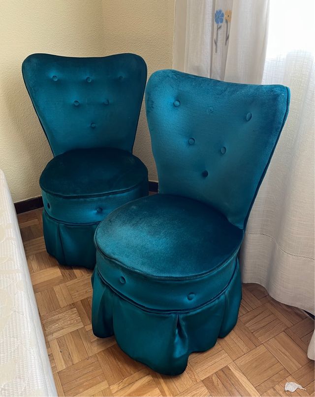 Lote 2 butacones/descalzadoras antiguos