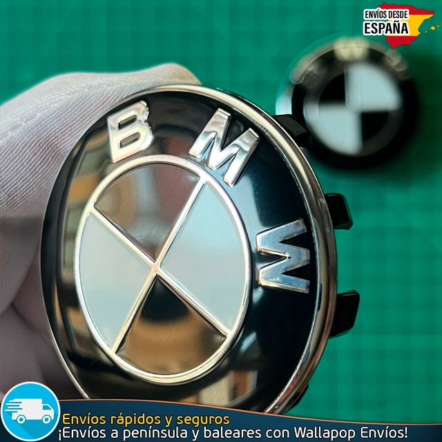 X2 Tapas Cubiertas Centrales llantas Moto BMW 56mm