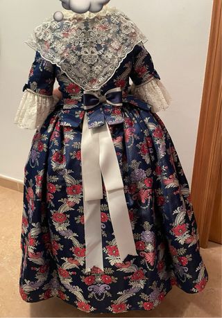 Traje fallera niña S.XVIII+ Cancán