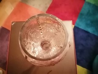 Copa muy grande de adorno.