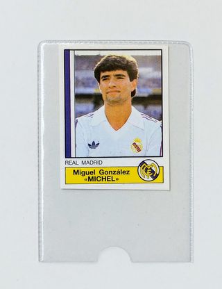 MICHEL 125 FUTBOL 87 PANINI REAL MADRID