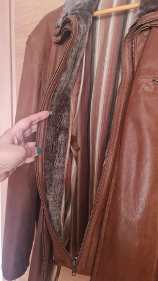 . chaqueta de ante