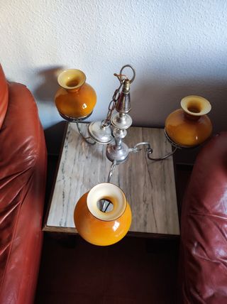 Lámpara techo metal vintage