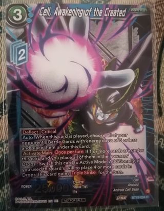 CELL, AWAKENING CREATED - DRAGON BALL CARD GAME