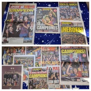 Pack periódicos Finales Copa del Rey FC Barcelona