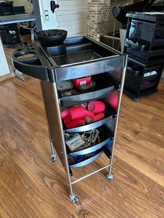 Carrito peluquería barbería