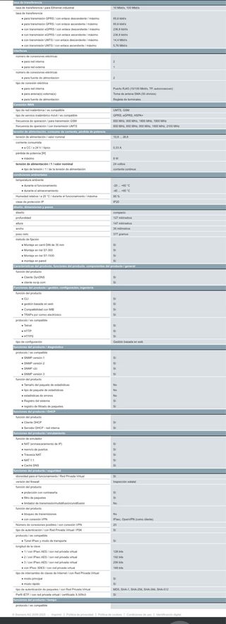 Siemens scalance M874/3 Router industrial