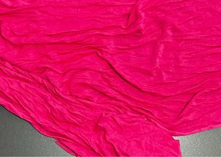 Foulard Zara algodón fucsia.