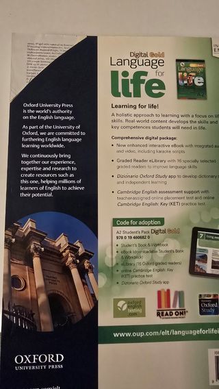 Libri Language for Life A2 e B1