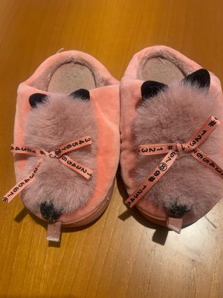 Pantofole peluche rosa N 28 EU
