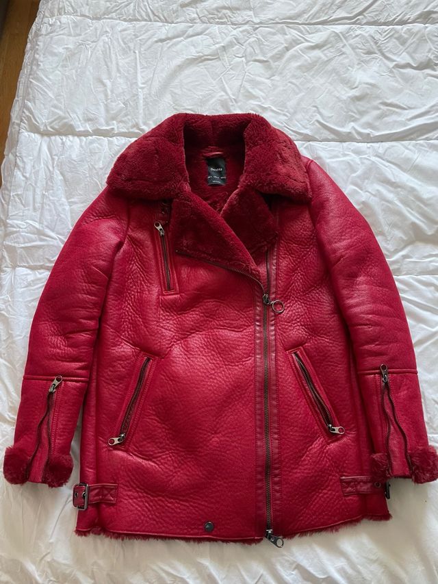 Cazadora biker doble faz Bershka