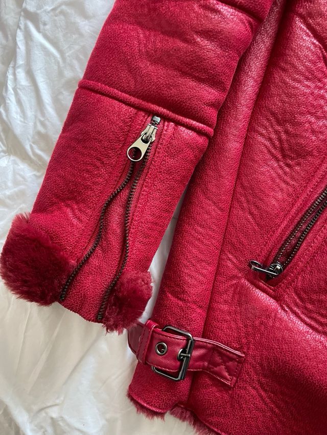 Cazadora biker doble faz Bershka