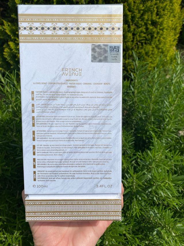 Perfume árabe grecia French avenu