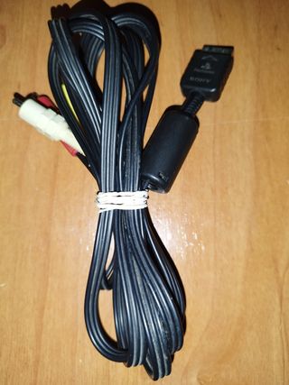 CABLE AV PLAYSTATION OFICIAL PS1-PS2-PS3