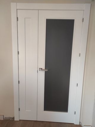 Carpintero montaje de puertas