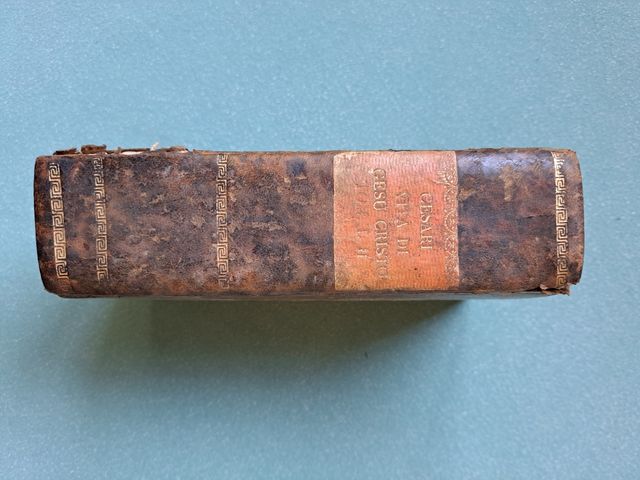 Libro antico del 1829