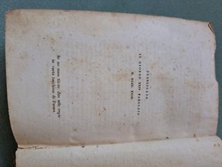 Libro antico del 1829