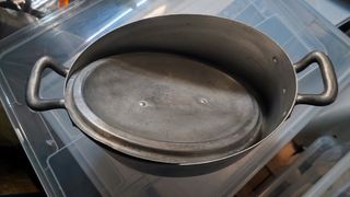 Tegame alluminio con coperchio