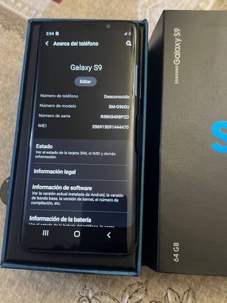 Samsung Galaxy S9 64GB . Snapdragon