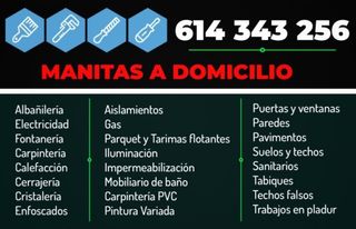 REFORMAS, ELECTRICIDAD, FONTANERÍA, ALBAÑILERÍA 