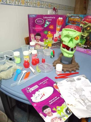 Dos juegos de laboratorio loco 